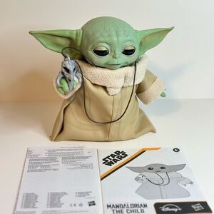 Star Wars Mandalorian Baby Yoda Grogu The Child Animatronic Toy Works